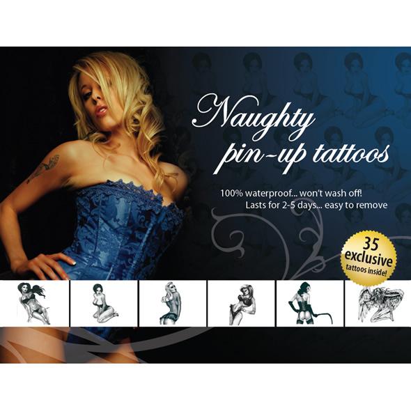 Tattoo Set  – Naughty Pin-Up