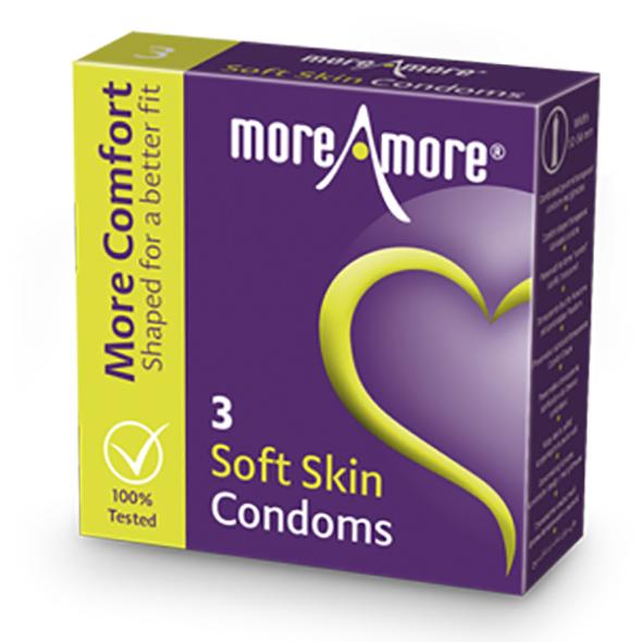MoreAmore – Condom Soft Skin 3 pcs