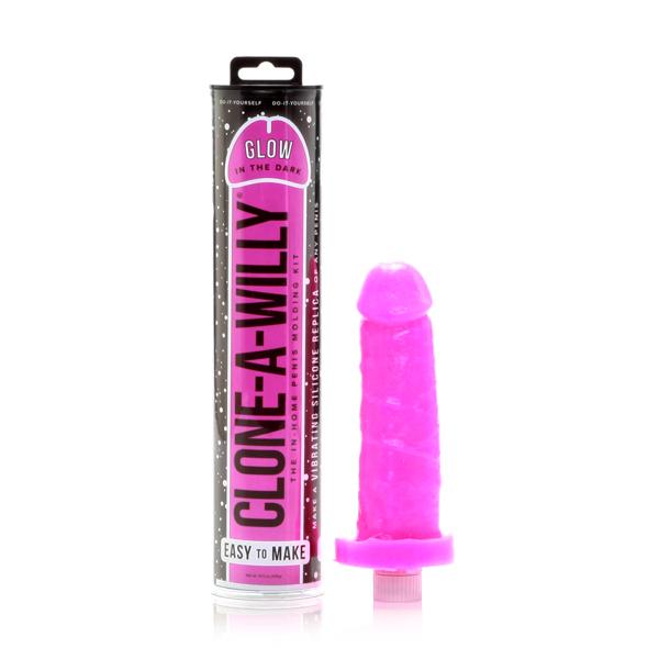 Clone-A-Willy – Kit Glow-in-the-Dark Hot Pink