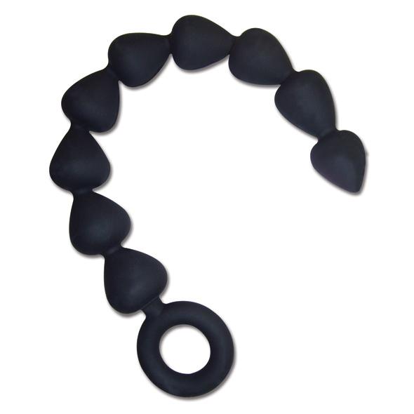 S&M – Black Silicone Anal Beads