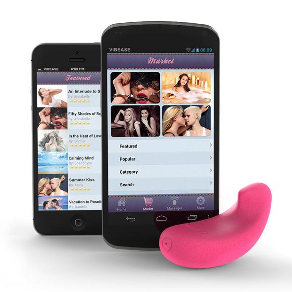 Vibease – iPhone & Android Vibrator Version Pink