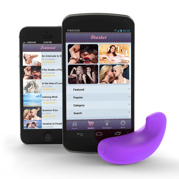 Vibease – iPhone & Android Vibrator Version Purple