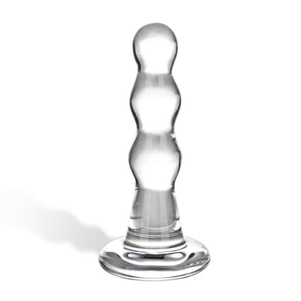 Glas – Triple Play Beaded Glass Butt Plug