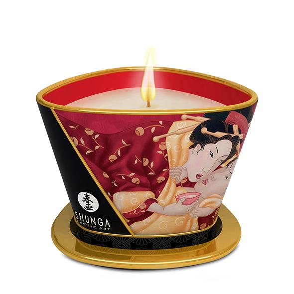 Shunga – Massage Candle Strawberry 170 ml