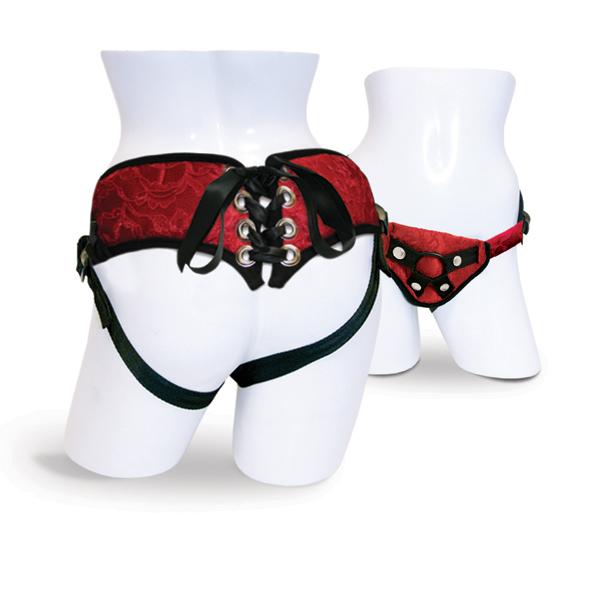 Sportsheets – Red Lace Corsette Strap-On