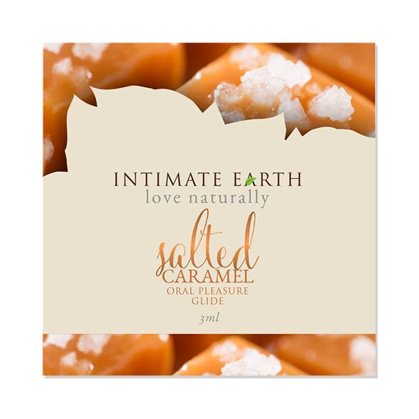 Intimate Earth – Natural Flavors Glide Salted Caramel Foil 3 ml