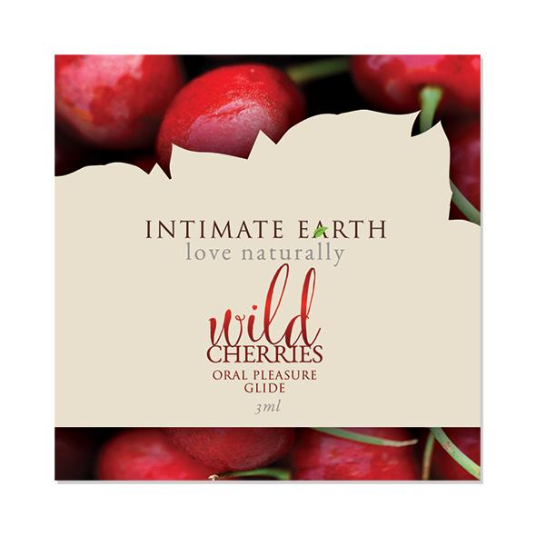 Intimate Earth – Natural Flavors Glide Wild Cherries Foil 3 ml