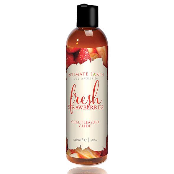 Intimate Earth – Natural Flavors Glide Fresh Strawberries 120 ml