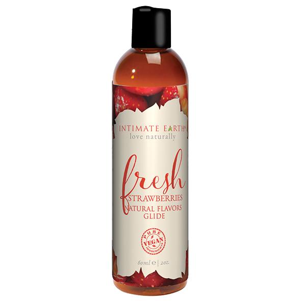 Intimate Earth – Natural Flavors Glide Fresh Strawberries 60 ml