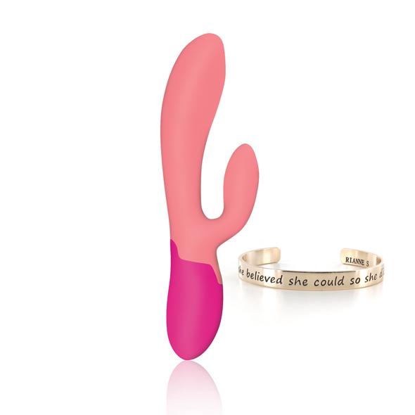 RS – Essentials – Xena Rabbit Vibrator Coral & French Rose