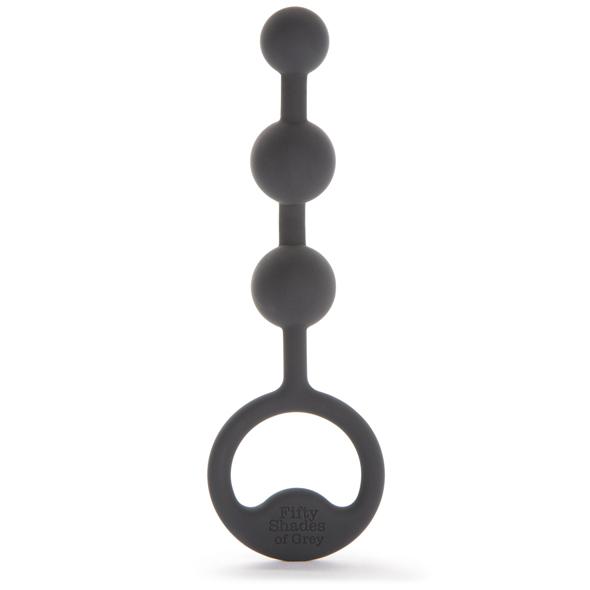 Fifty Shades of Grey – Silicone Anal Beads Black