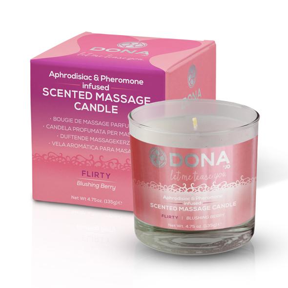Dona – Scented Massage Candle Blushing Berry 225 m