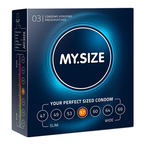 My Size – Natural Latex Condom 57 Width 3 pieces