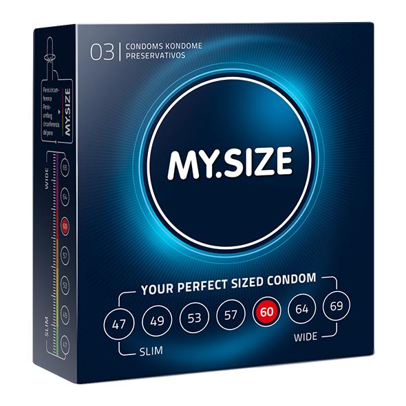 My Size – Natural Latex Condom 60 Width 3 pieces
