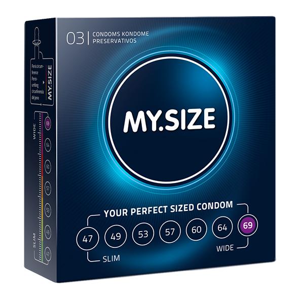 My Size – Natural Latex Condom 69 Width 3 pieces