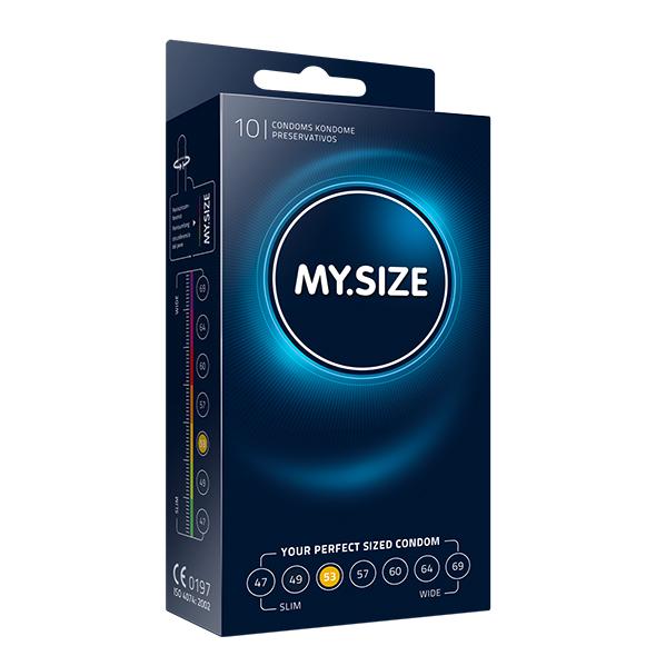My Size – Natural Latex Condom 53 Width 10 pieces