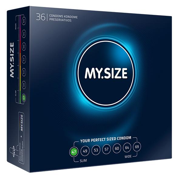 My Size – Natural Latex Condom 47 Width 36 pieces