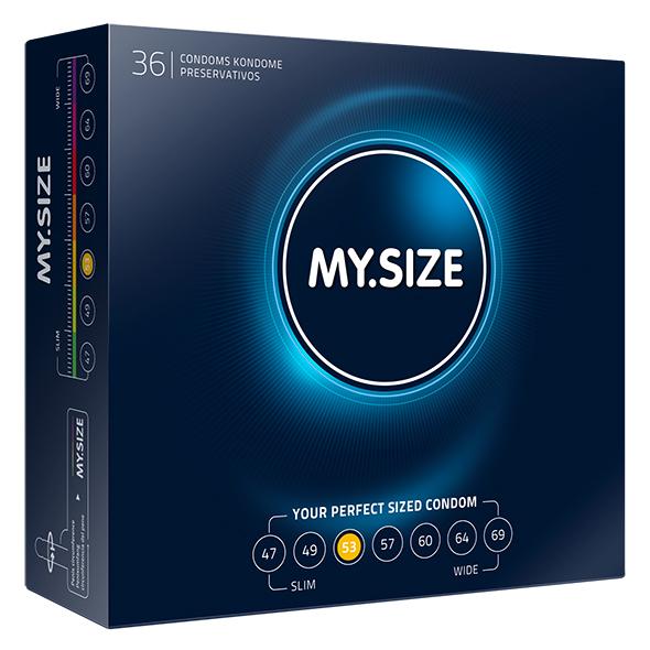 My Size – Natural Latex Condom 53 Width 36 pieces
