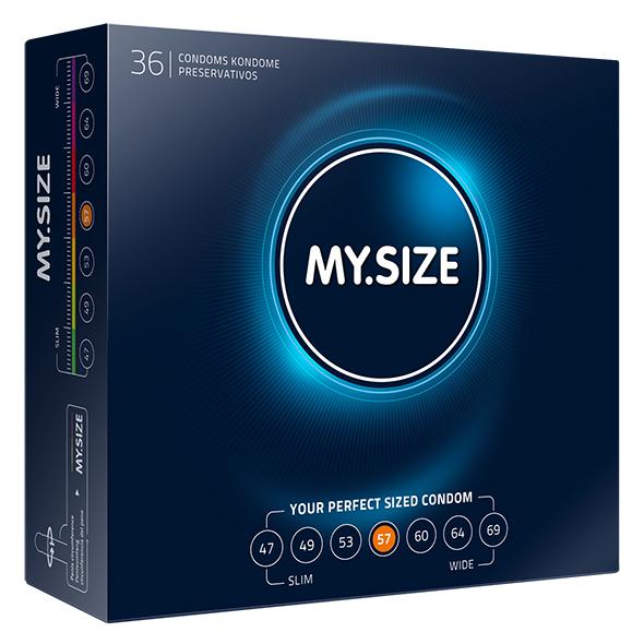 My Size – Natural Latex Condom 57 Width 36 pieces