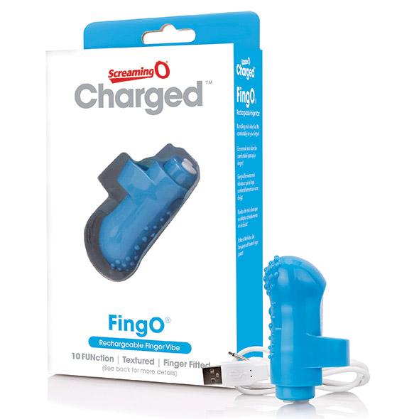 The Screaming O – Charged FingO Finger Vibe Blue