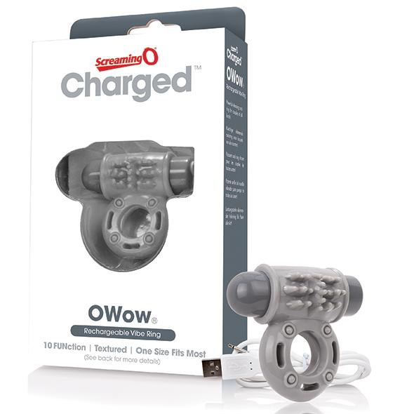 The Screaming O – Charged OWow Vibe Ring Grey