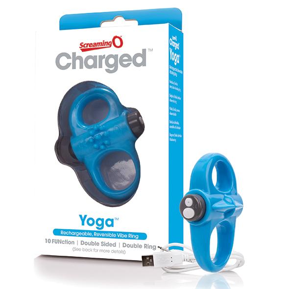 The Screaming O – Charged Yoga Vibe Ring Blue