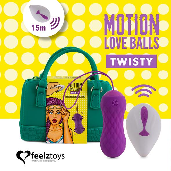 Feelztoys – Remote Controlled Motion Love Balls Twisty