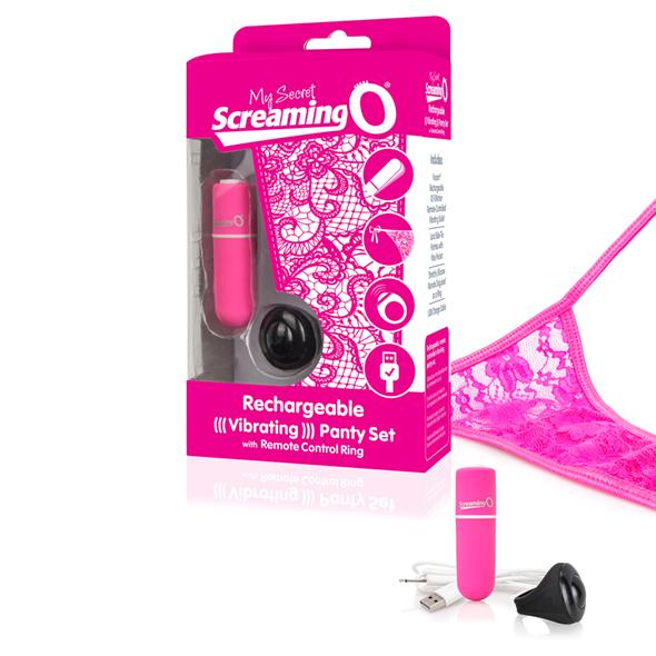 The Screaming O – Charged Remote Control Panty Vibe Pink