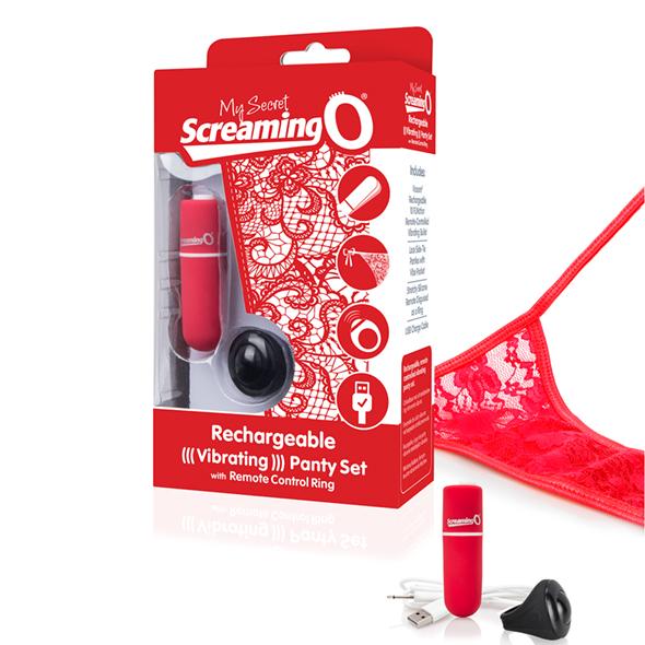 The Screaming O – Charged Remote Control Panty Vibe Red