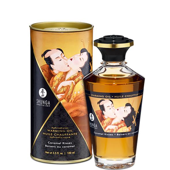 Shunga – Aphrodisiac Warming Oil Caramel Kisses 100 ml
