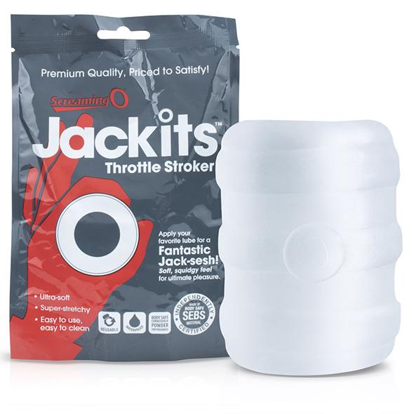 The Screaming O – Jackits Throttle Stroker Opaque