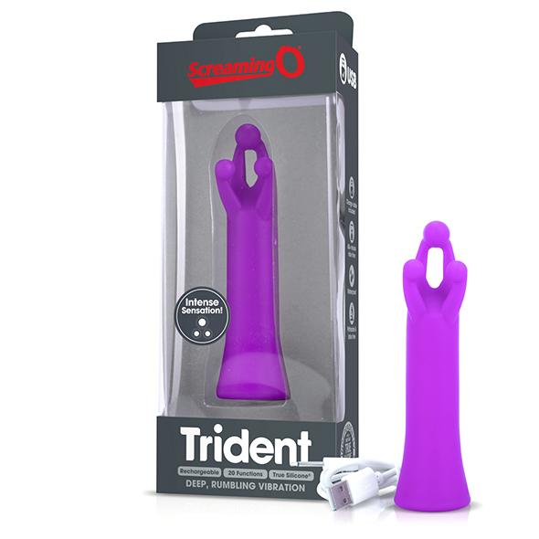 The Screaming O – Trident Vibrator Purple