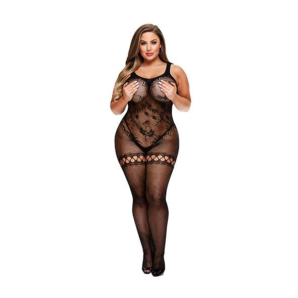 Baci – Crotchless Bodystocking Queen Size