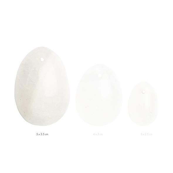 La Gemmes – Yoni Egg Clear Quartz (L)