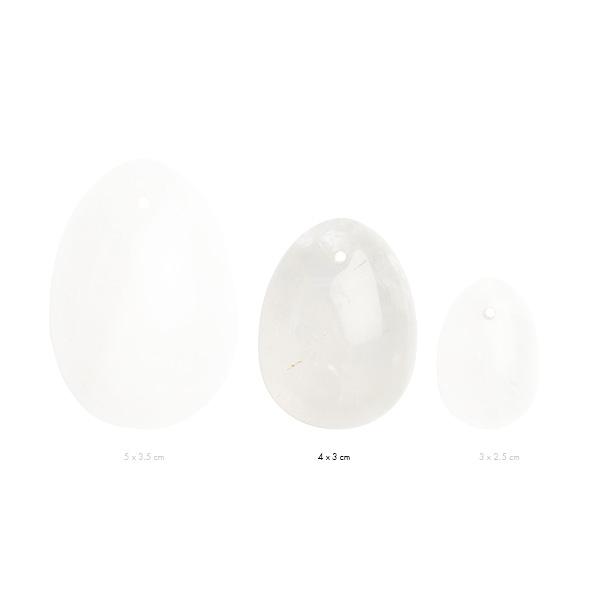 La Gemmes – Yoni Egg Clear Quartz (M)