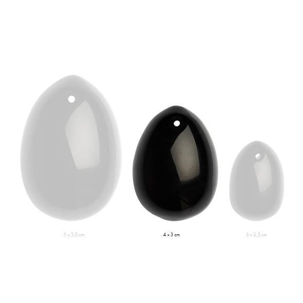 La Gemmes – Yoni Egg Black Obsidian (M)