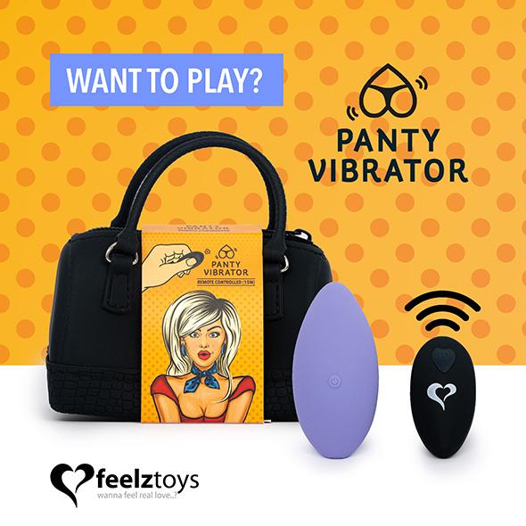 Feelztoys – Panty Vibe Remote Controlled Vibrator Purple