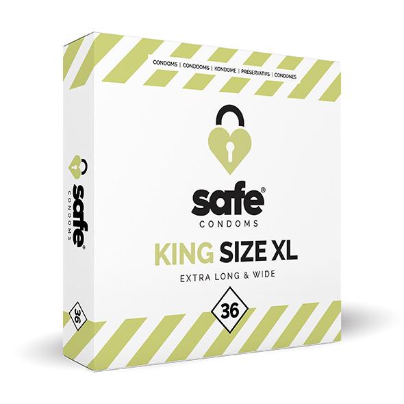 Safe – King Size XL Condoms 36 pcs